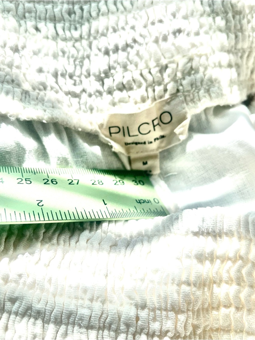Pilcro Reese Pants White Linen Size M, - Picture 5 of 7